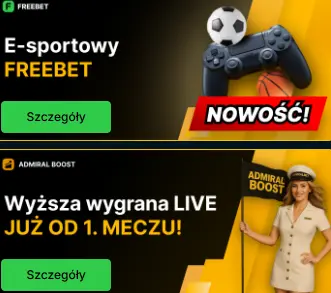 Czas ważności promocji oraz ADMIRALBET
