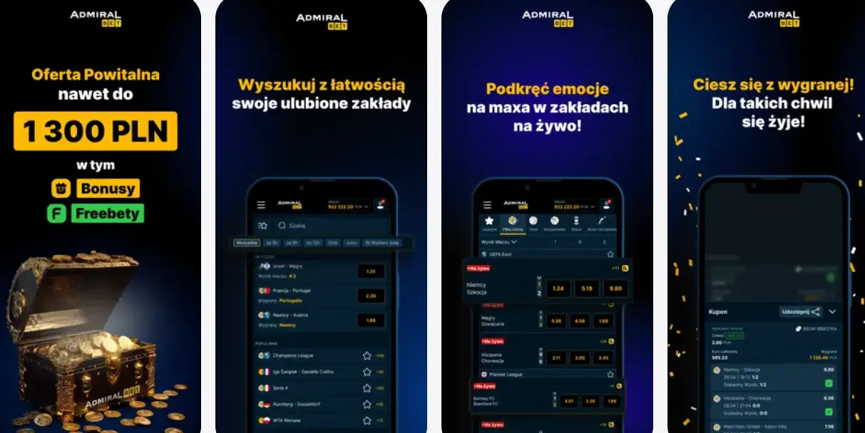 Mobilne kasyno ADMIRALBET
